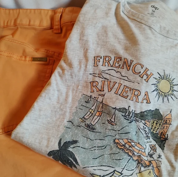 Chicos Capri And T-shirt Set - Picture 1 of 10